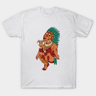 Aztec vegetation god - Xipe Totec T-Shirt